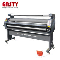 Laminateur à froid et à chaud Easty Premium, électrique, à rouleaux, avec levage assisté par chaleur, pour films vinyles grand format, 1600 mm, modèle BU-1600