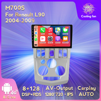 MEKEDE Android 11 8core 8 + 128G autoradio pour Renault Logan L90 2004-2009 vidéo de voiture 360 caméra DSP RDS stéréo android