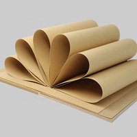 Papier kraft brun de qualité alimentaire haute résistance, résistant à la graisse, 50 g/m², 70 g/m², en rouleau, pour l'emballage de boissons et d'aliments, taille personnalisable