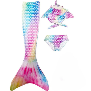 Conjuntos de Ropa para Niñas Pequeñas, Conjuntos de Moda para Niñas, Ropa para Bebés, Conjunto de <span class=keywords><strong>Traje</strong></span> de Baño de Sirena de 3 Piezas - Product Image 5