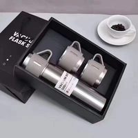 Juego de termo de regalo a precio de fábrica 2025, frasco aislado al vacío de acero inoxidable personalizado, taza, botella, juego de regalo para negocios