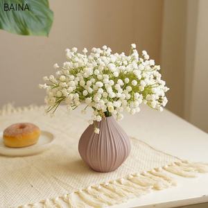 Delicada gran oferta de flores de aliento de bebé de seda Real Touch, ramo de Gypsophila para decoración de <span class=keywords><strong>Casa</strong></span> de boda, característica simulada - Product Image 5