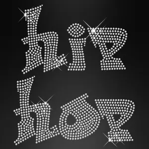 Di cristallo di Bling Hotfix Hip Pop Strass Motivo di Design