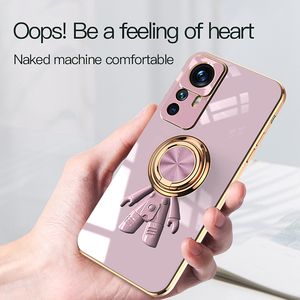 ฝาครอบเจลโครเมี่ยม6D พร้อมที่ยึดในรถสำหรับ Xiaomi 12/13T/14 Pro เคสนิ่มกันกระแทกสำหรับ Galaxy S23 S24 spaceman - Product Image 6