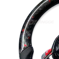 Volant de voiture en fibre de carbone forgée personnalisé LCI Retrofit pour BMW G80 M3 G20 G30 X3 G01 X5 G05 G80 G82 G42 G22 G11 M2 M240i