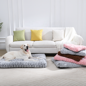 Cachorro gato pequeño <span class=keywords><strong>Pet</strong></span> <span class=keywords><strong>Crate</strong></span> Mat Cojín Anti-Scratch Bottom Lavable a máquina Cama grande para perros - Product Image 1