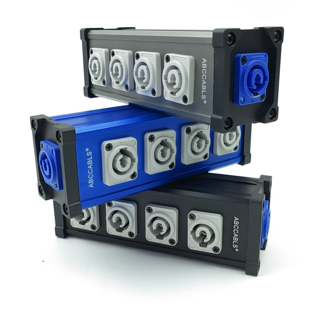 Powercon Audio Distribution Box Stage Connector Accessories for Power Distribution