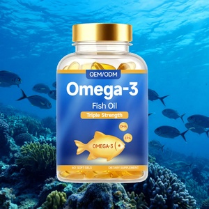 Cápsulas de Aceite de Pescado Triple Potencia 3X, Omega 3, 1000 mg, Aceite de Pescado Puro con DHA y EPA, Cápsulas de Aceite de Pescado Omega 3 con DHA y EPA - Product Image 5