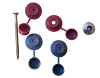 100 pièces/sac 75mm 90mm 120mm Clous de toiture galvanisés en métal Safetop IBR Vis de toiture Safe Top avec rondelle en plastique pour le Zimbabwe