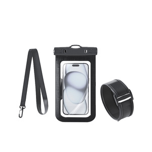 Waterproof Phone Case For Touchscreen Use Swimming Rafting Underwater Photography Diving Solid Color PVC Cell Phone Pouch - Product Image 3
