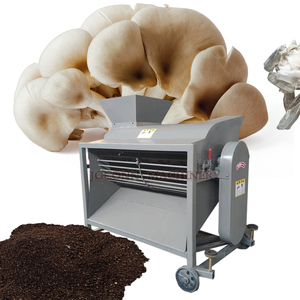 Séparateur de sac de champignon de rebut sac de champignon comestible écrasant la déchiqueteuse machine d'ébarbage de champignon de crinière de <span class=keywords><strong>lion</strong></span> - Product Image 1