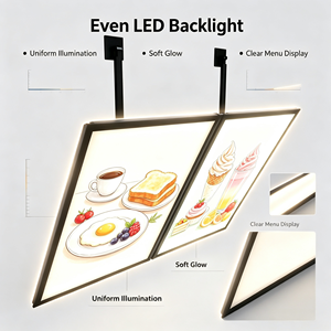 Boîte lumineuse publicitaire murale personnalisable Pro OEM, finition couleur au choix pour affichage en réseau de magasins, module d'affichage - Product Image 3