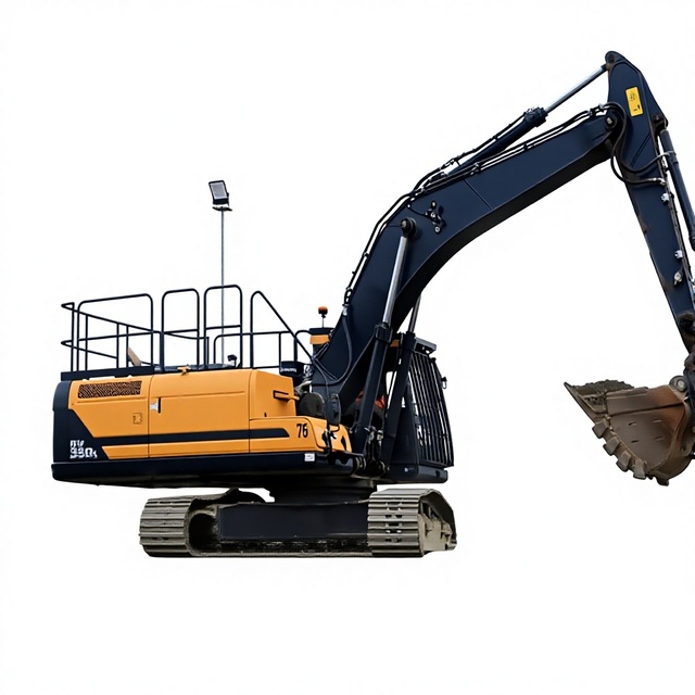 High Productivity Hydraulic Digger HX350L 34800kg 1.83m³ Bucket Compatible with Grapple for Foundation Excavation
