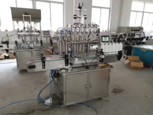 Machine de remplissage et de production pour bouteilles grandes et petites, pour ishort, remplissage, capsuleuse, étiqueteuse, de 2 tailles