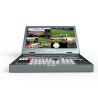 AVMATRIX PVS0615 Meilleur prix, mélangeur de streaming en direct portable 6 canaux, commutateur vidéo HDMI SDI avec enregistreur
