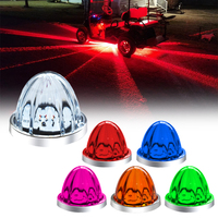 Nouvelle Vente Directe Usine : Feu de Camion Décoratif en Plastique, Effet Pastèque, Lumière Ambre, DC12V/24V, Haute Qualité, pour Semi-Remorque, Garantie 1 An