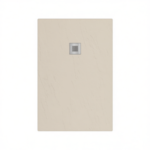 Plato de ducha rectangular Estasi 70 x 130 cm, superficie blanca antideslizante para uso en baño - Product Image 3