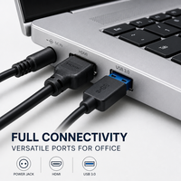 Ordinateur portable professionnel neuf de 14,1 pouces avec écran IPS FHD, processeur Intel J3355 Dual Core 2,5 GHz, 8 Go de RAM, 256 Go de SSD, Windows 11 Home