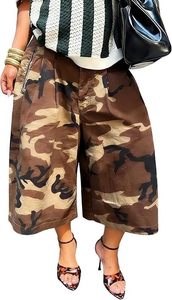 Nuovi <span class=keywords><strong>Pantaloni</strong></span> Sportivi Casual da <span class=keywords><strong>Donna</strong></span> Stile Streetwear, <span class=keywords><strong>Pantaloni</strong></span> Larghi Camouflage <span class=keywords><strong>per</strong></span> Ragazze - Product Image 6
