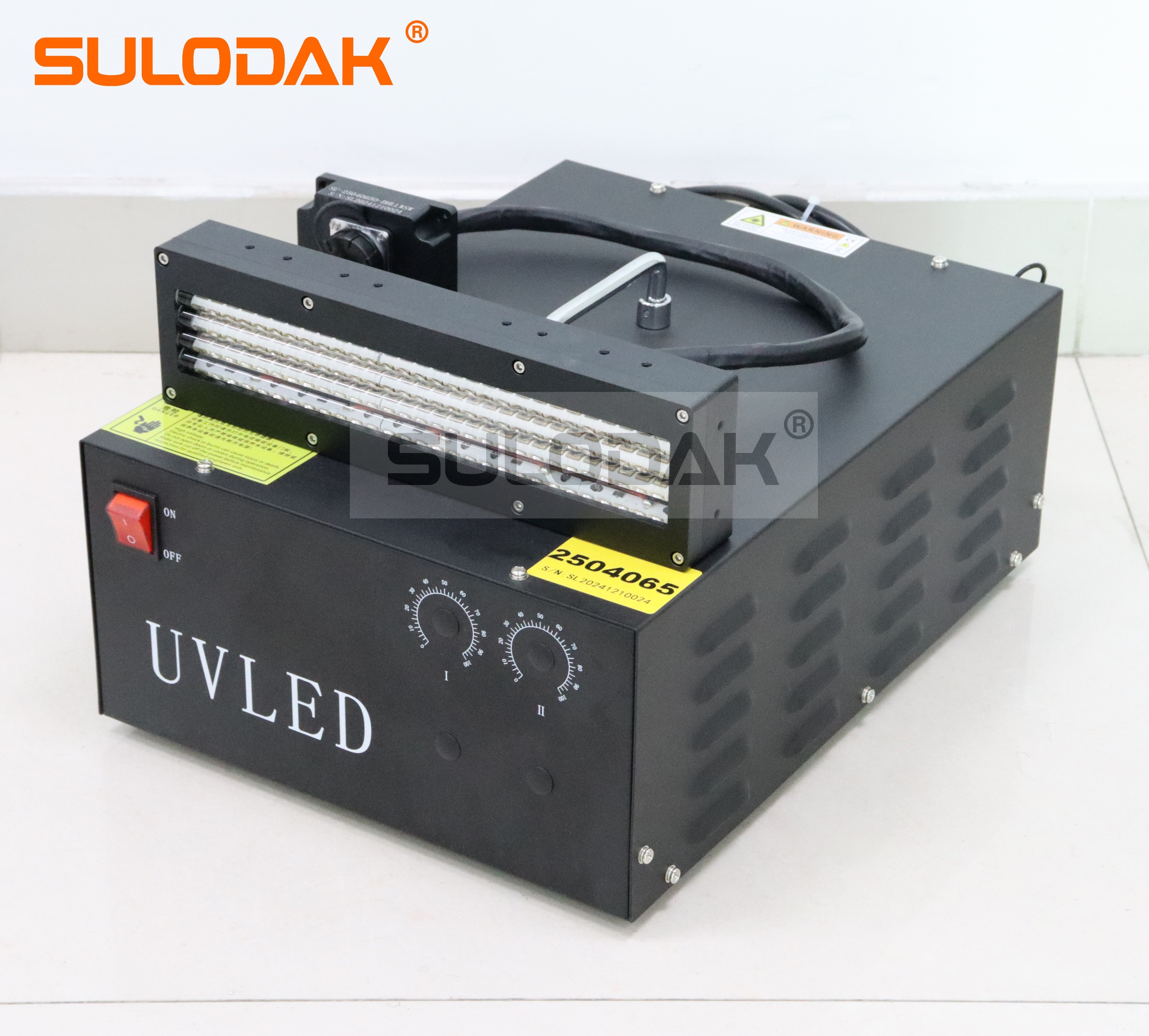 UV LED Curing Lamp Water Cooling System for Silk Screen Flexo Printing Machine 1800W LED Light Cure 395nm Ink 250*40mm Cure Size