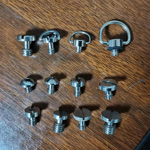 1/4 дюймов D-образное кольцо с креплением для камеры Винт с быстроразъемным адаптером для штатива монопод Dslr фото фиксированный - Product Image 4