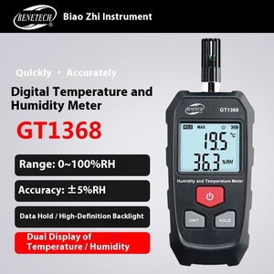 Termómetro Ambiental Digital de Alta Precisión, Medidor de Temperatura y Humedad, Material ABS, Clasificación IP55, Funciona con 3 Pilas AA, OEM - Product Image 6