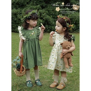 Robe <span class=keywords><strong>pour</strong></span> filles YOEHYAUL C2823, impression numérique personnalisée de haute qualité, robe en coton <span class=keywords><strong>pour</strong></span> bébé et <span class=keywords><strong>petite</strong></span> <span class=keywords><strong>fille</strong></span>, motif ours de <span class=keywords><strong>dessin</strong></span> <span class=keywords><strong>animé</strong></span> - Product Image 4