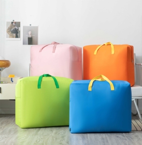 Multifunctional Eco-Friendly Oxford <b>Foldable</b> Storage <b>Bag</b> with Modern Design for Wardrobe Room Use Big Capacity Moving Organizer - Product Image 1