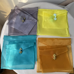 ถุงผ้าออร์แกนซ่าแบบใสสไตล์จีนสำหรับใส่เสื้อผ้าหรือของขวัญ - Product Image 1