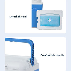 กล่องเก็บความเย็นแบบพกพา Icemaster 7 ลิตร วัสดุ PE+PP+PU โฟม เก็บความเย็นและความร้อน พร้อมช่องใส่น้ำแข็งเสริม สำหรับแคมป์ปิ้งและปิกนิก - Product Image 3