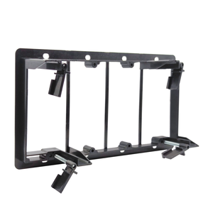 Soporte <span class=keywords><strong>de</strong></span> Pared <span class=keywords><strong>de</strong></span> Bajo Voltaje para 4 Cables, UL94-V0, Plástico ABS, para Gestión <span class=keywords><strong>de</strong></span> Cables - Product Image 2