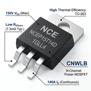 BMS Equivalent IGBT Transistors SOT-23 TO-220 High Current <strong>MOSFET</strong> Voltage Regulator SS8050 Y1 SS8550 Y2 CRST073N15N NCEP15T14 - Product Image 6