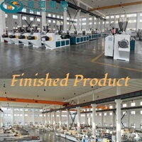 Machine de fabrication de panneaux muraux en PVC, feuilles de marbre UPVC imperméables et résistantes aux UV, extrudeuse à double vis à commande numérique haute précision et à économie d'énergie