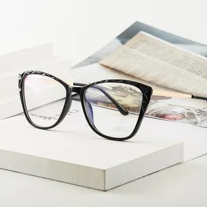 HJ прозрачные женские очки в оправе кошачий Глаз Модные очки TR90 с защитой от синего света 2022