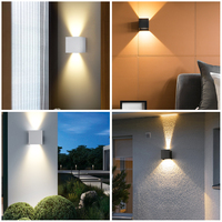 Applique Murale LED IP65 Cube Haut Bas de Haute Qualité/Luminaire Mural Étanche LED Extérieur Intérieur Décor Jardin Porche/Lampes Murales
