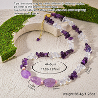 Collier bohème tendance en perles de pierres précieuses colorées pour femmes, idéal pour mariages, fêtes, cadeaux, bijoux de guérison en cristal écologiques