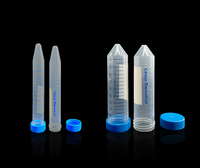 Cotaus Laboratoire Vente en gros 10ml 15ml 50ml Centrifugeuse Tube à essai Centrifugeuse stérile avec Falcon Tubes Tubes à centrifuger