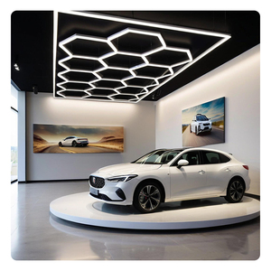 Temperatura personalizada 3000K ~ 6500K Hexagonal Garage Honeycomb Nightclub Techo Led Luz Coche Detalle Estudio Luces DE TRABAJO - Product Image 5