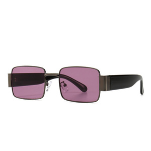 Hot Selling Fashion New Arrivals Small Frame <b>Black</b> <b>Sunglasses</b> UV400 <b>Rectangle</b> <b>Sunglasses</b> for Men 2021 - Product Image 5