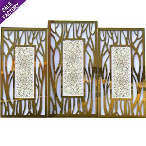 Decoración de Macramé Dorado, Marcos Acrílicos para Escenario, Pared de Flores, Soporte para Fondo de Boda, Exhibición - Product Image 5