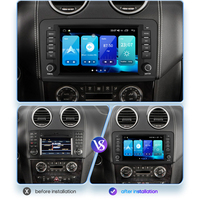 Autoradio 2 Din Android pour Mercedes Benz Classe M Ml W164 X164 Ml350 Ml300 Gl500 Ml320 Ml280 Gl350 Gl450 Multimédia Stéréo