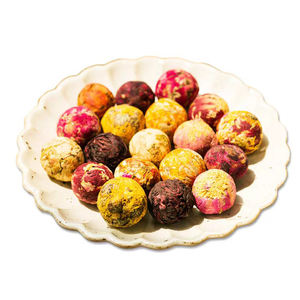 Высококачественные Натуральные Сушеные цветочные чайные шарики с нулевой добавкой хороший вкус сухой чистый цветок чайный цветок оптом - Product Image 1