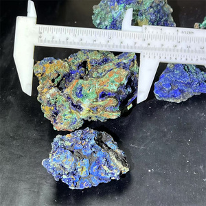 Cristallo grezzo naturale minerale di Azurite di alta qualità pietra grezza Malachite campione per la vendita - Product Image 4