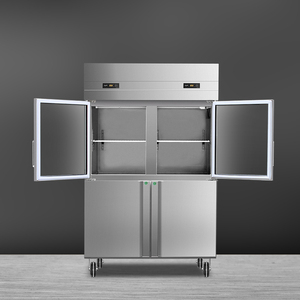 Stainless Steel Four Door Commercial Upright Refrigerator <b>Freezer</b> for Restaurant Kitchen - Yipomson Custom Factory Supply Four D - Product Image 3
