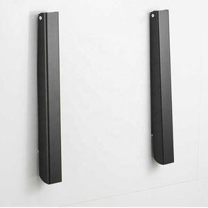 Riel de ropa plegable montado en la pared con varilla, colgador de armario colgante de aluminio, secador de bastidores - Product Image 4