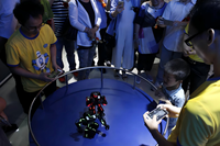 Mi Robot Time, Robot Humanoide Bípedo de Aleación de Aluminio, Robot Bailarín, Kit Educativo de Robot con IA y Visión, Aprendizaje y Enseñanza