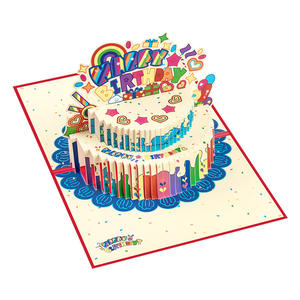 การ์ดอวยพรคริสต์มาสแบบกระดาษพิมพ์ลายแฟนซี 3 มิติ พร้อมเสียงเพลง เป็นมิตรกับสิ่งแวดล้อม ของขวัญการ์ดป๊อปอัพคริสต์มาสที่ดีที่สุด - Product Image 3