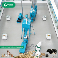 Nouvelle Ligne de Production de Granulés Alimentaires en Acier Inoxydable Haute Précision, Certifiée CE, Prix Usine, pour Chiens, Poulets de Chair, Bovins, Capacité 600-1000kg/h