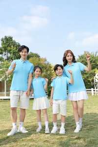 Custom <strong>Polo</strong> T Shirt Unisex Breathable Work Uniform With Logo T-shirt Embroidery Logo Custom Family Clothes Screen Printing Kids - Product Image 3