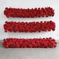 Décoration Murale de Mariage en Soie Artificielle Faite Main de Luxe, Roses Personnalisables (1m/2m), Arches et Centres de Table Gratuits